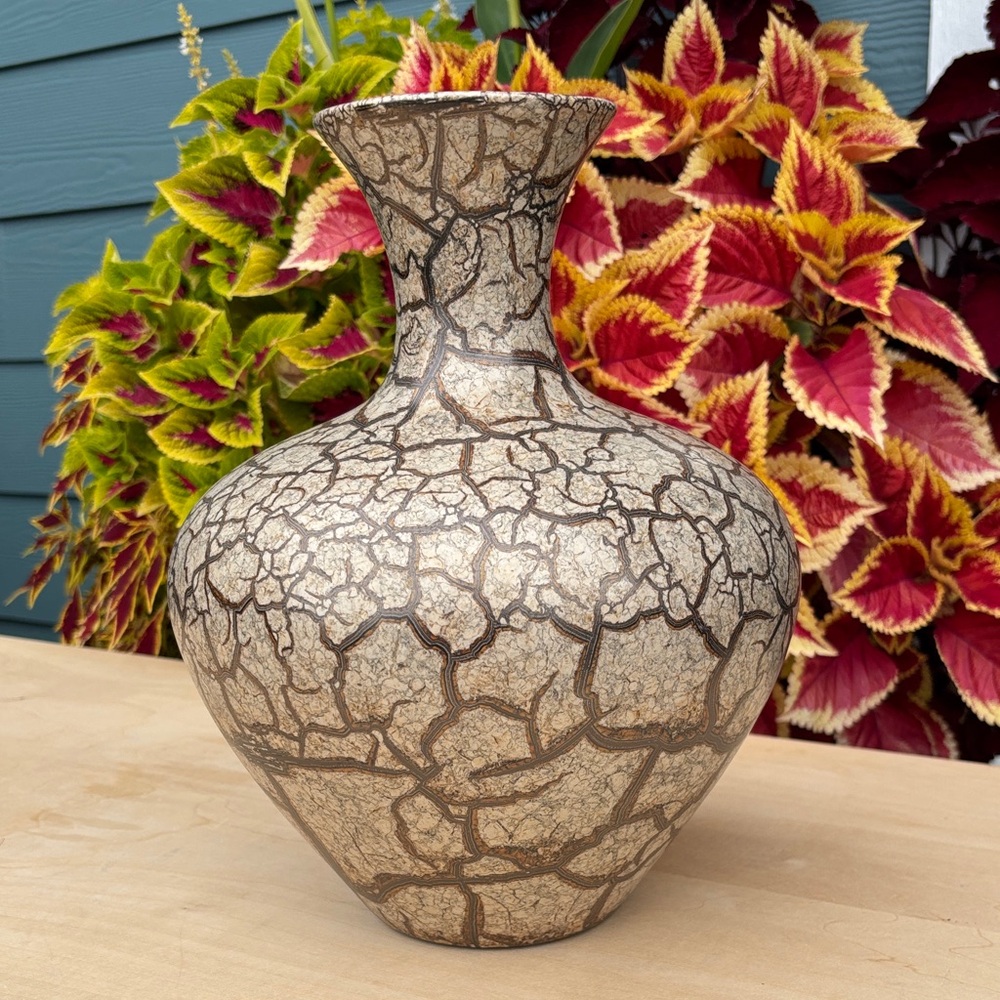 Vintage Royal Haeger Pottery Safari Glaze Vase